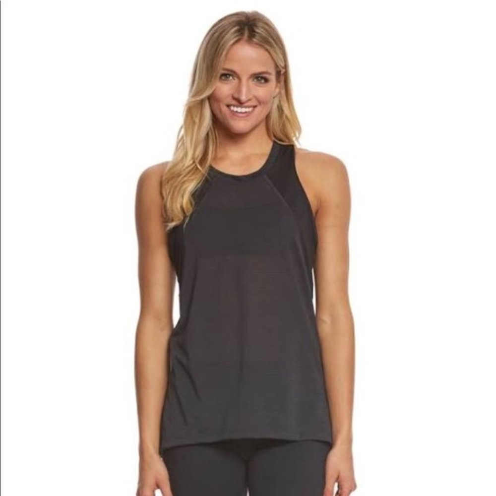 The North Face Reactor FlashDry Tank Top Shirt Black High Neck Size XS VGC